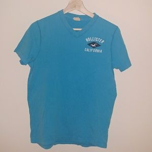 Men's blue Hollister VNeck
